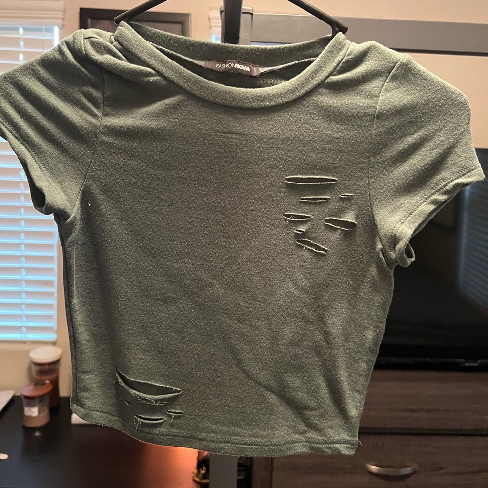 Crop top from fashion nova